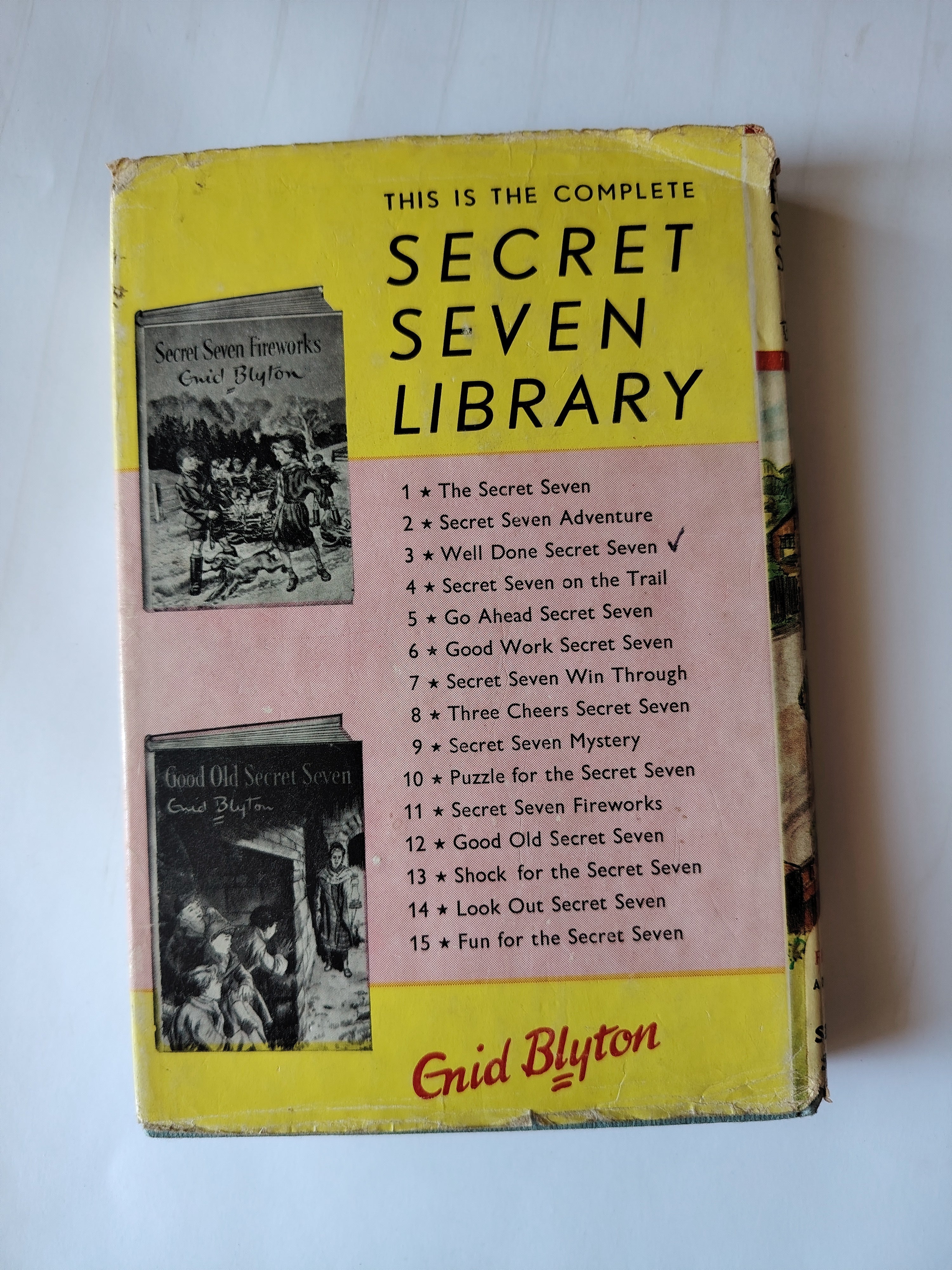 Fun for the Secret Seven First Edition with Dustjacket 1963 Enid Blyton