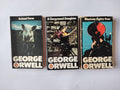 George Orwell Penguin Paperbacks Nineteen Eighty-Four, Animal Farm, A Clergyman's Daughter Humphrey Sutton Covers
