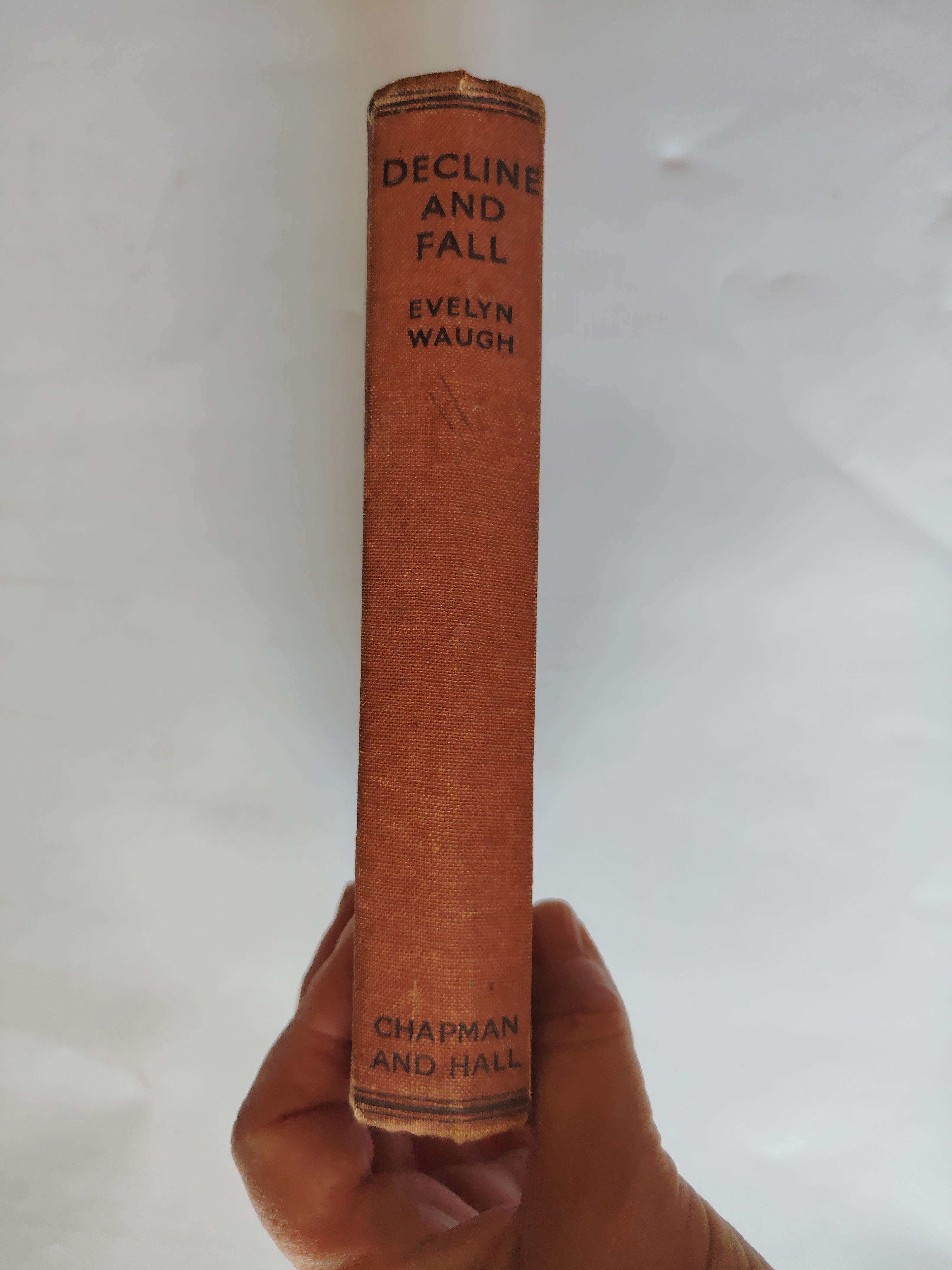 Decline and Fall by Evelyn Waugh An Illustrated Novelette Chapman & Hall Ltd 1935