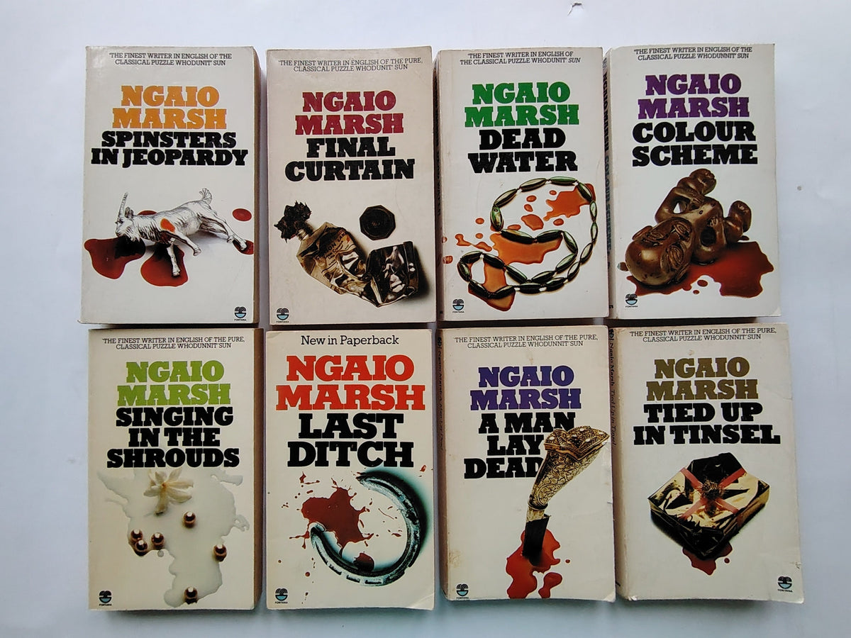 Ngaio Marsh Vintage 1980s Paperback Fontana Books Crime and Mystery