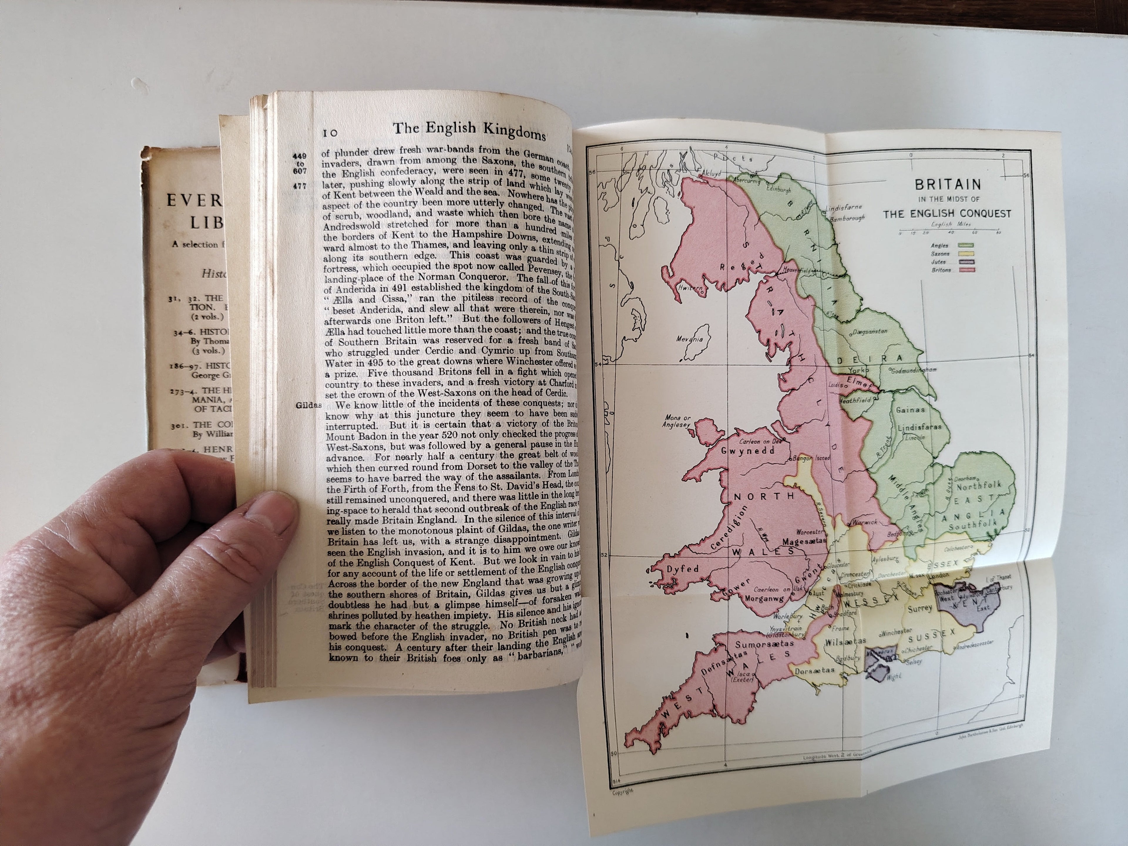 A Short History of The English People Volume One J R Green Everyman's Library 727 1947