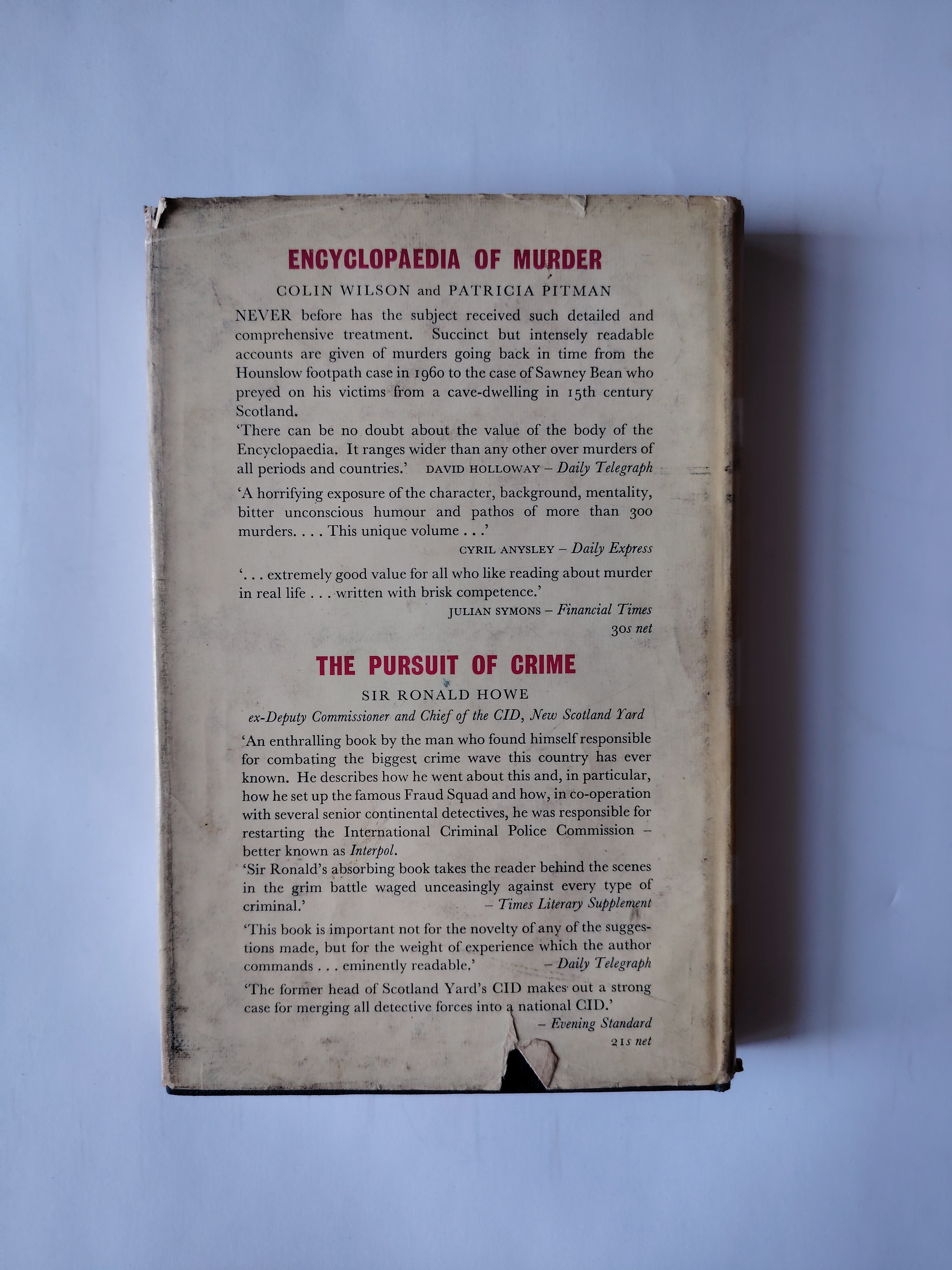 The Murders of Boysie Singh by Derek Bickerton First Edition 1962 True Crime Jacket Design by Clifford L Bond