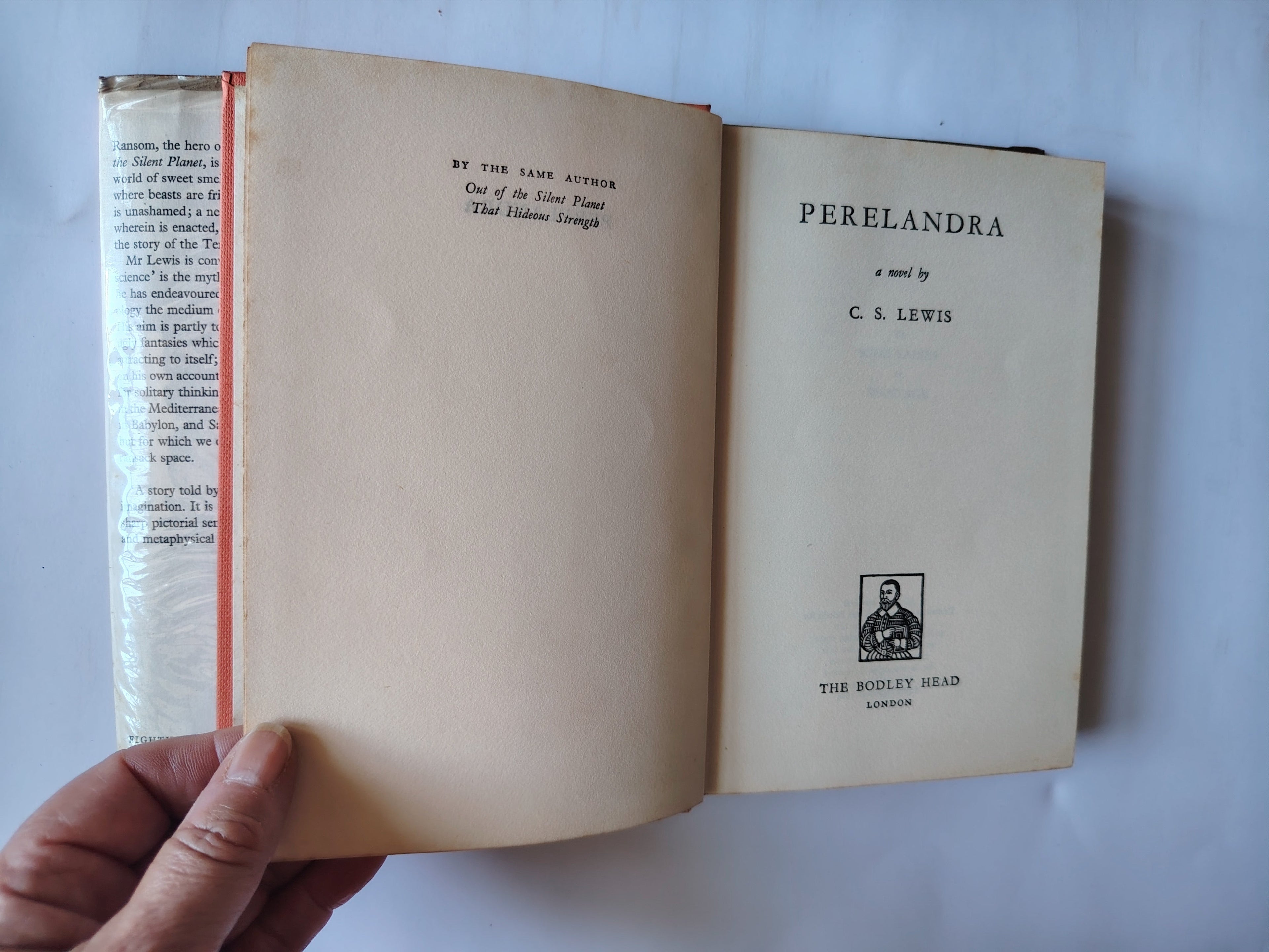 Perelandra by C S Lewis Eighth Impression 1964 A Novel The Bodley Head Hardback with Dustjacket