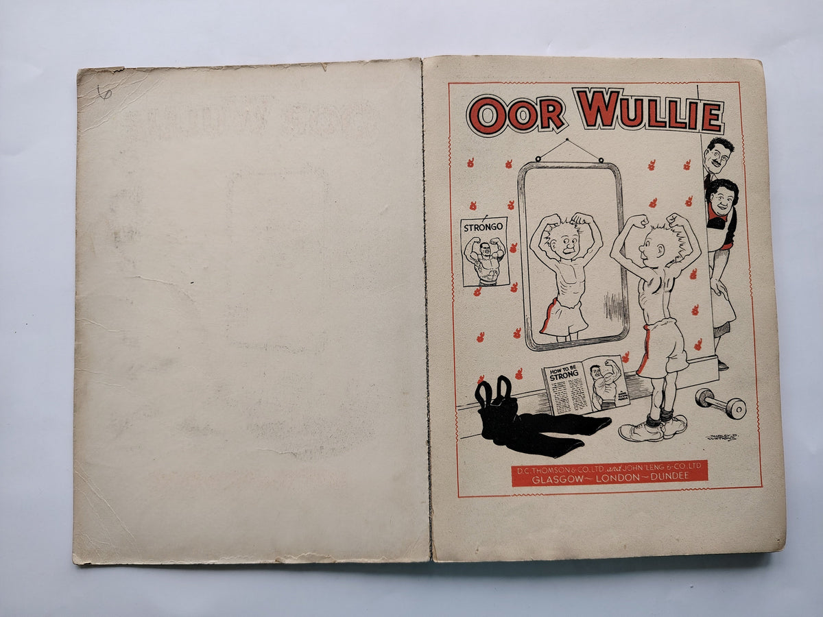 Oor Wullie, Your Wullie, A'body's Wullie Dudley D Watkins D C Thomson & Co Ltd 1959
