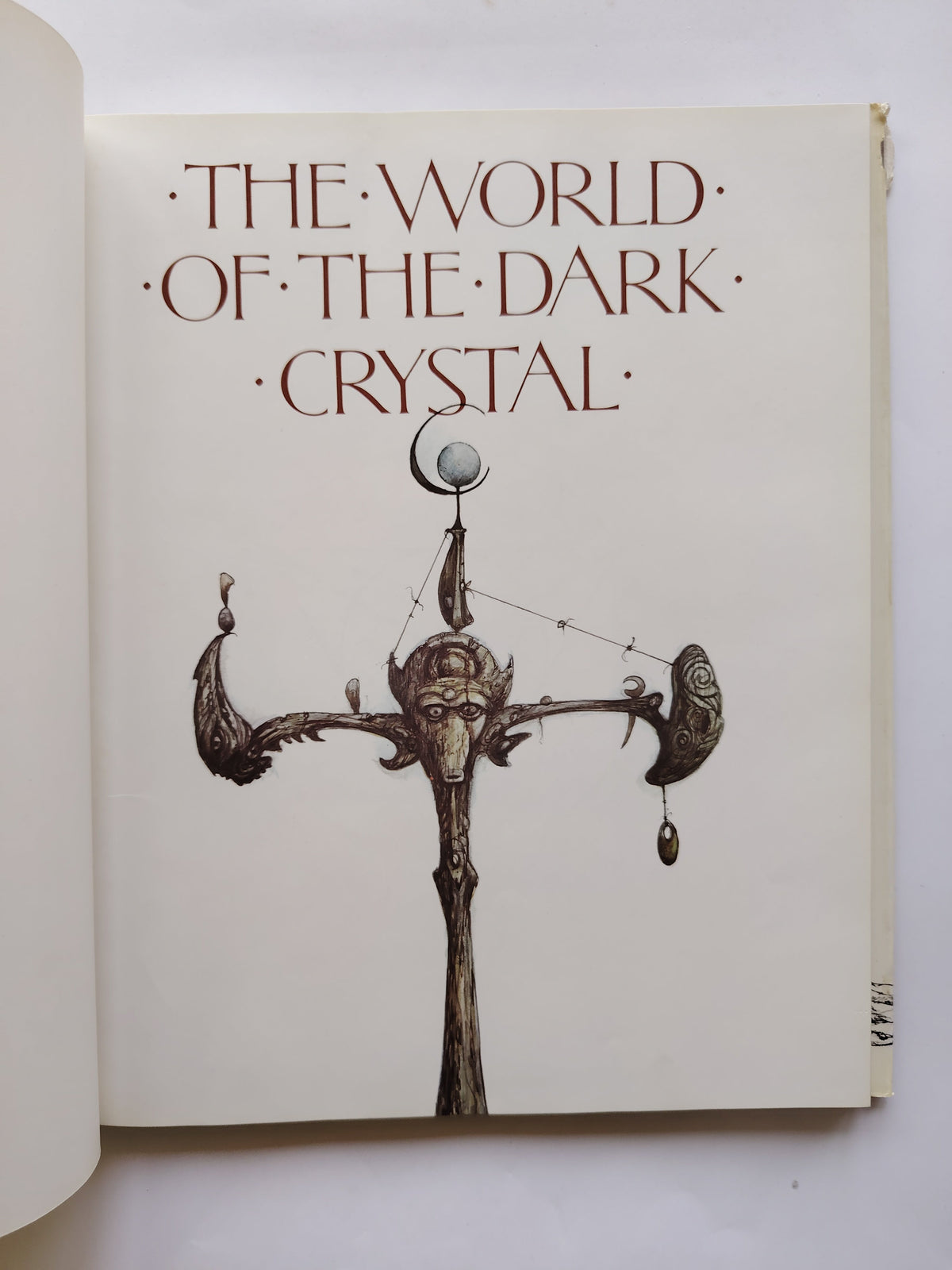The World of the Dark Crystal by Brian Froud First UK Edition Illustrated Book from 1983