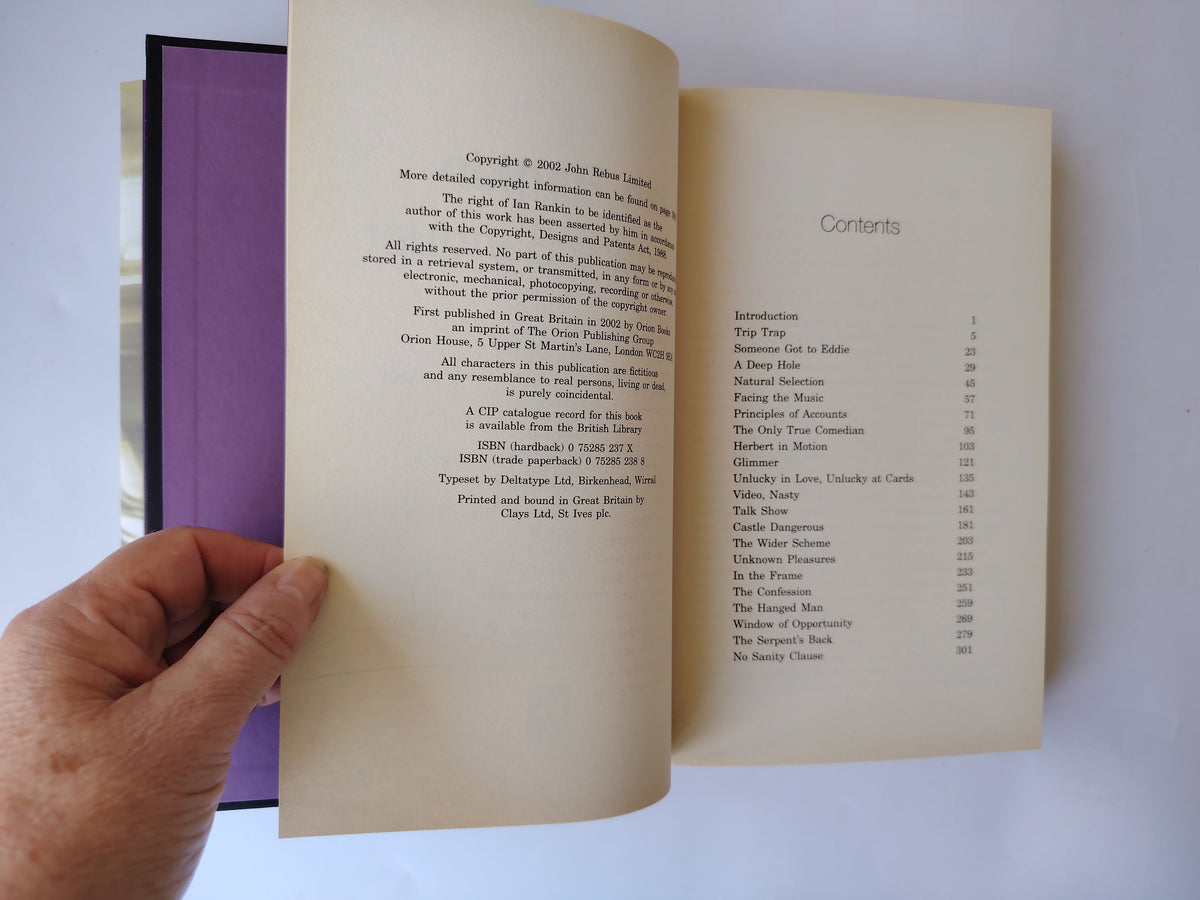 Beggars Banquet by Ian Rankin SIGNED First Edition First Impression Hardback Book 2002