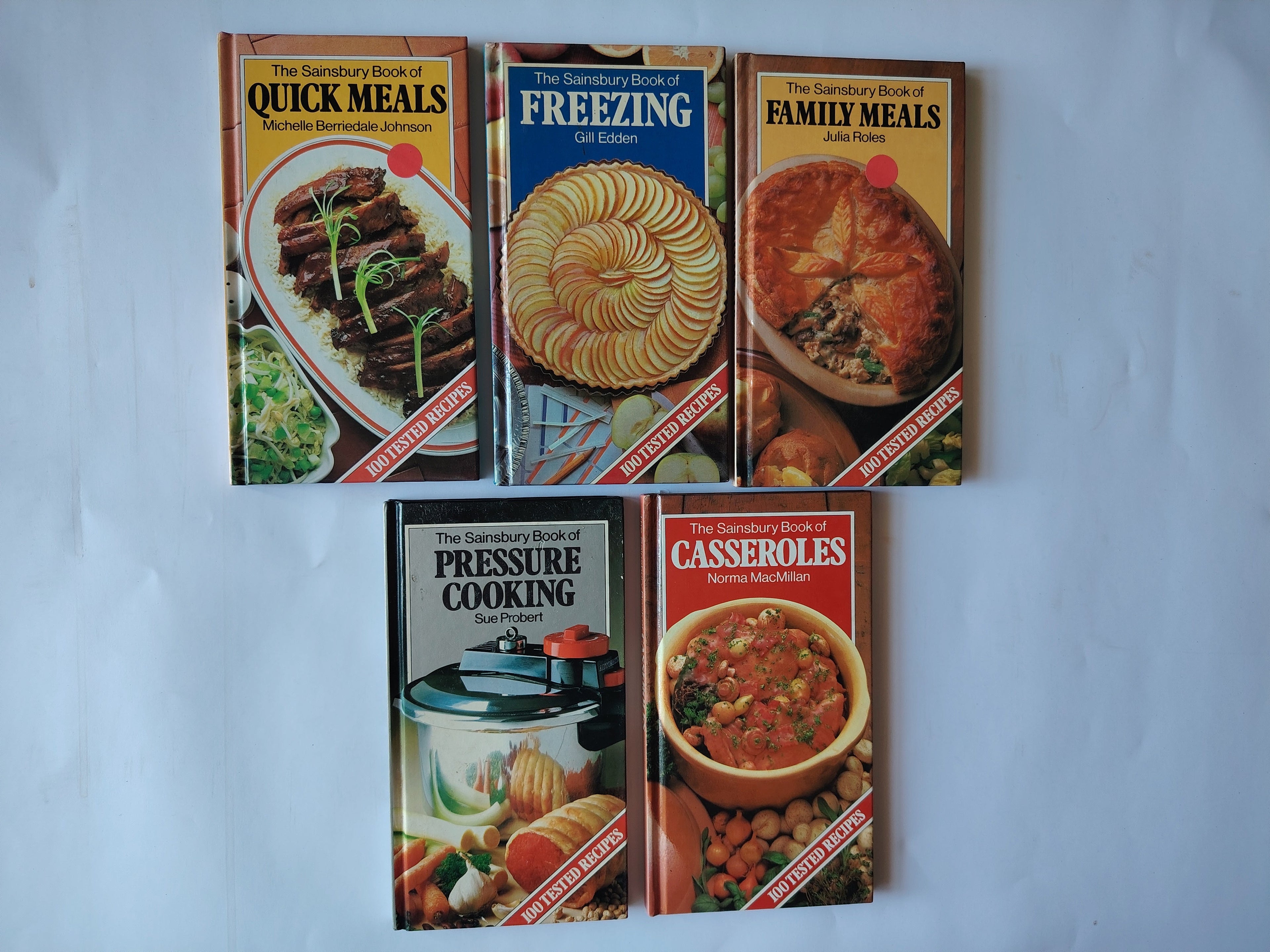 Five The Sainsbury Book of Pressure Cooking, Quick Meals, Casseroles, Family Meals, Freezing