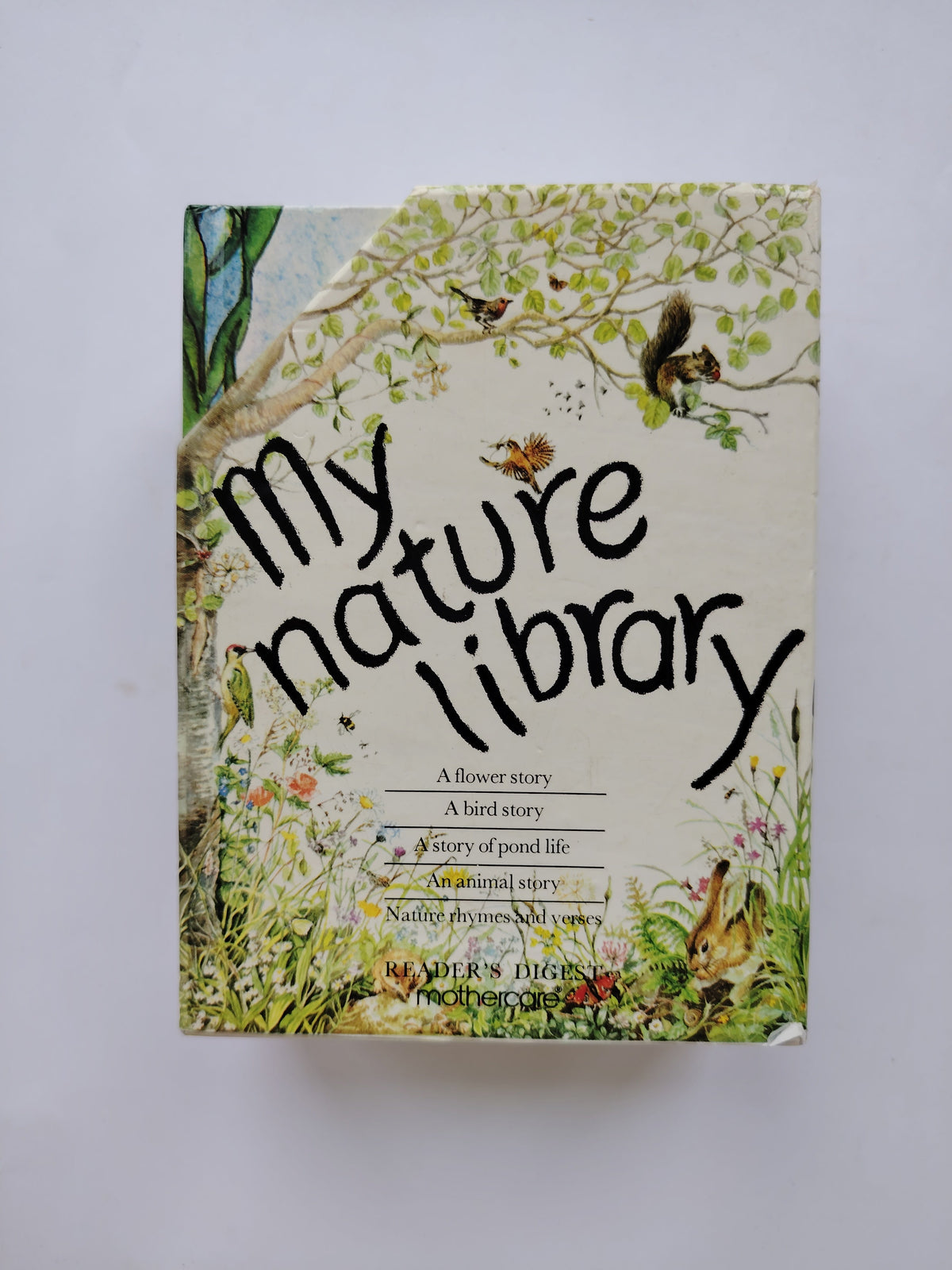 My Nature Library Reader's Digest and Mothercare Box Set of Five Small Illustrated Books in 1984