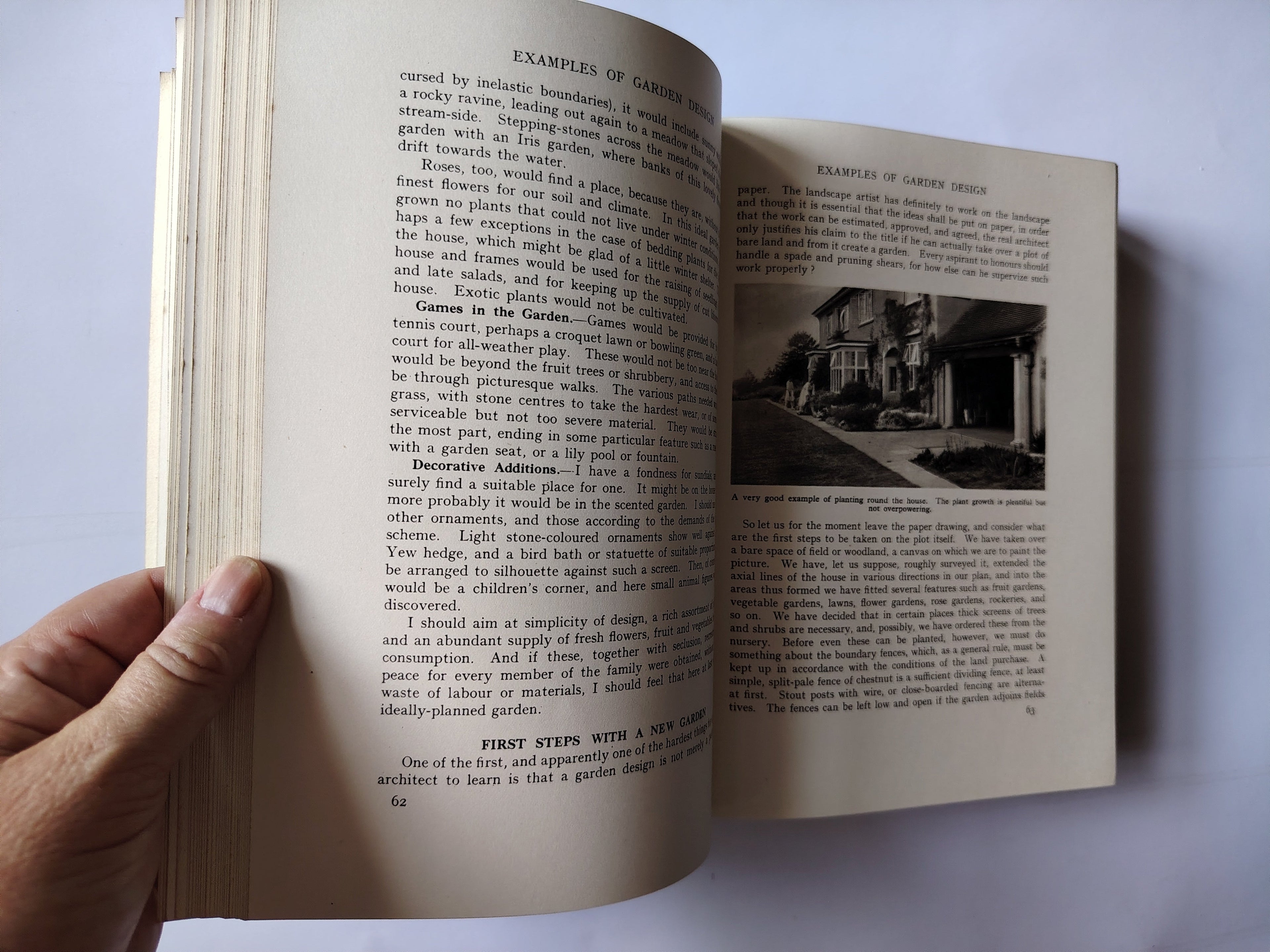 Landscape Gardening, Planning - Construction Planting by Richard Sudell First Edition Illustrated Book from 1933