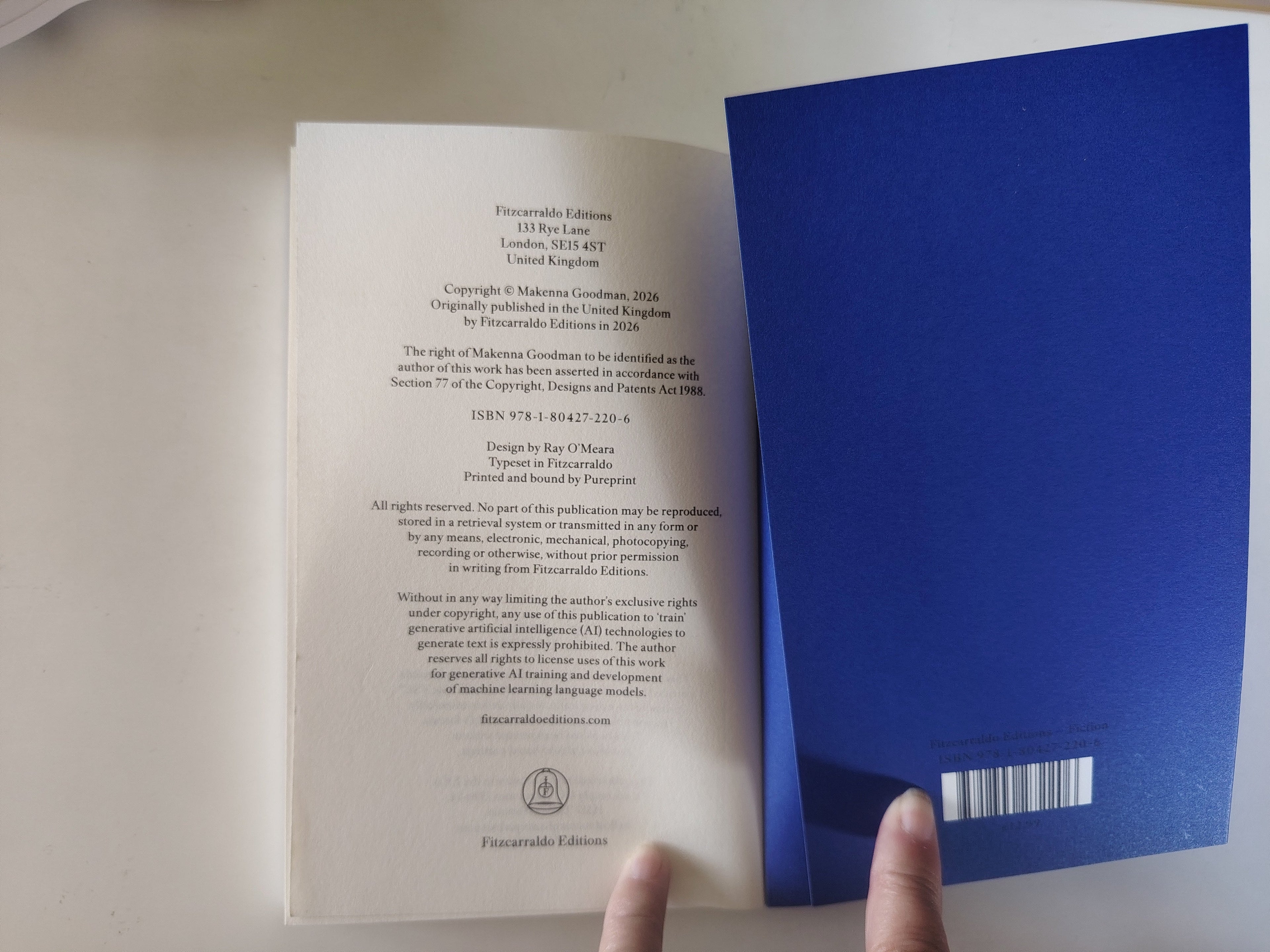 Helen of Nowhere by Makenna Goodman Fitzcarraldo Editions 2026