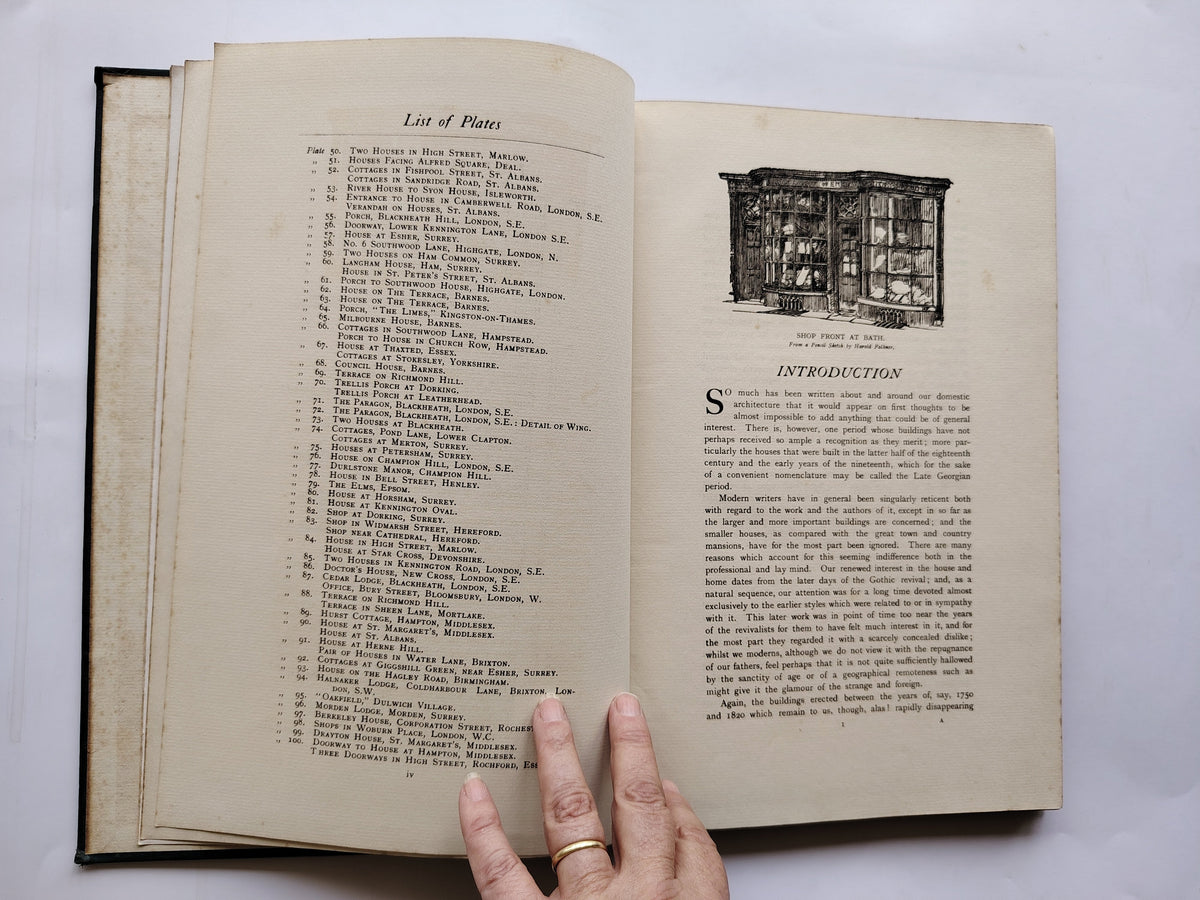 Small Houses of the Late Georgian Period 1750-1820 by Stanley C Ramsey in 1919