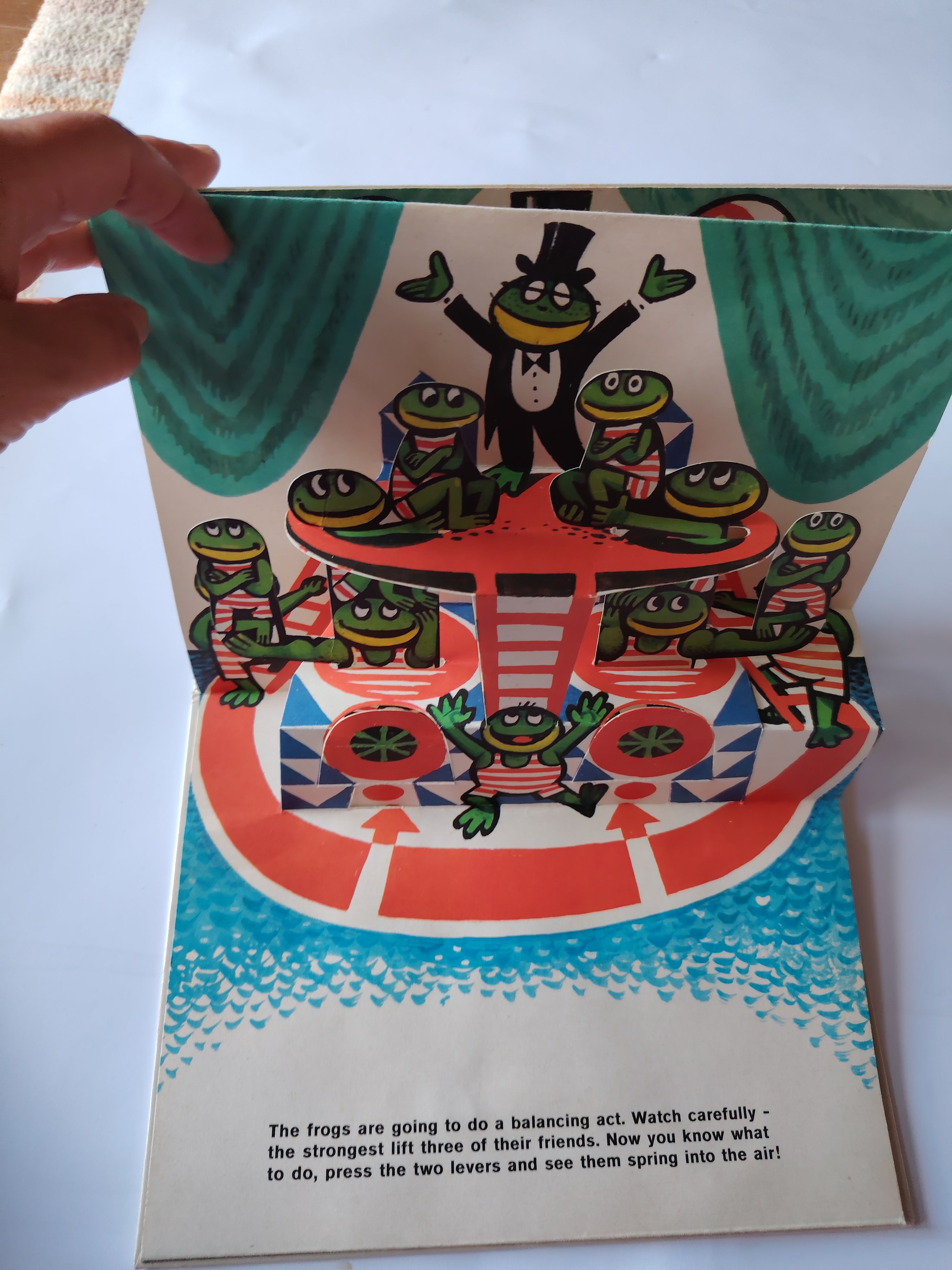 The Magic of the Circus Illustrated by Kubasta Brown Watson Ltd Pop-up Book 1982