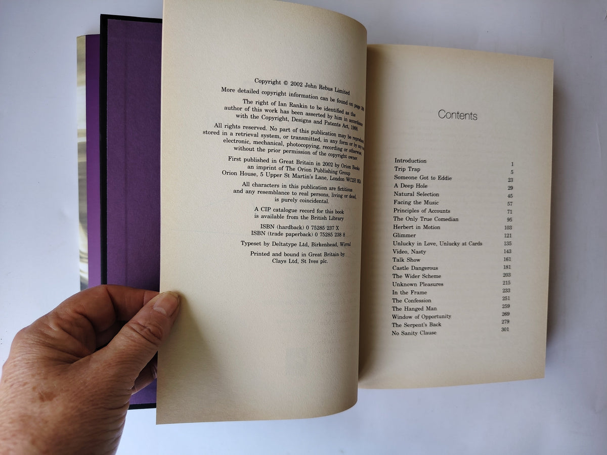 Beggars Banquet by Ian Rankin SIGNED First Edition First Impression Hardback Book 2002