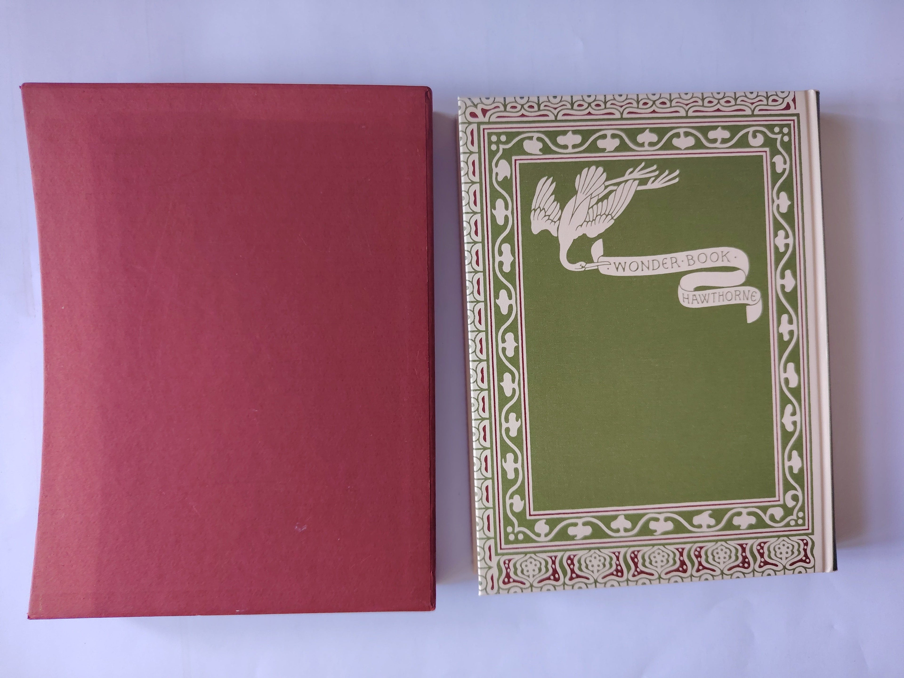 A Wonder Book for Girls & Boys by Nathaniel Hawthorne Book in Slipcase The Folio Society 2008 with Walter Crane Designs