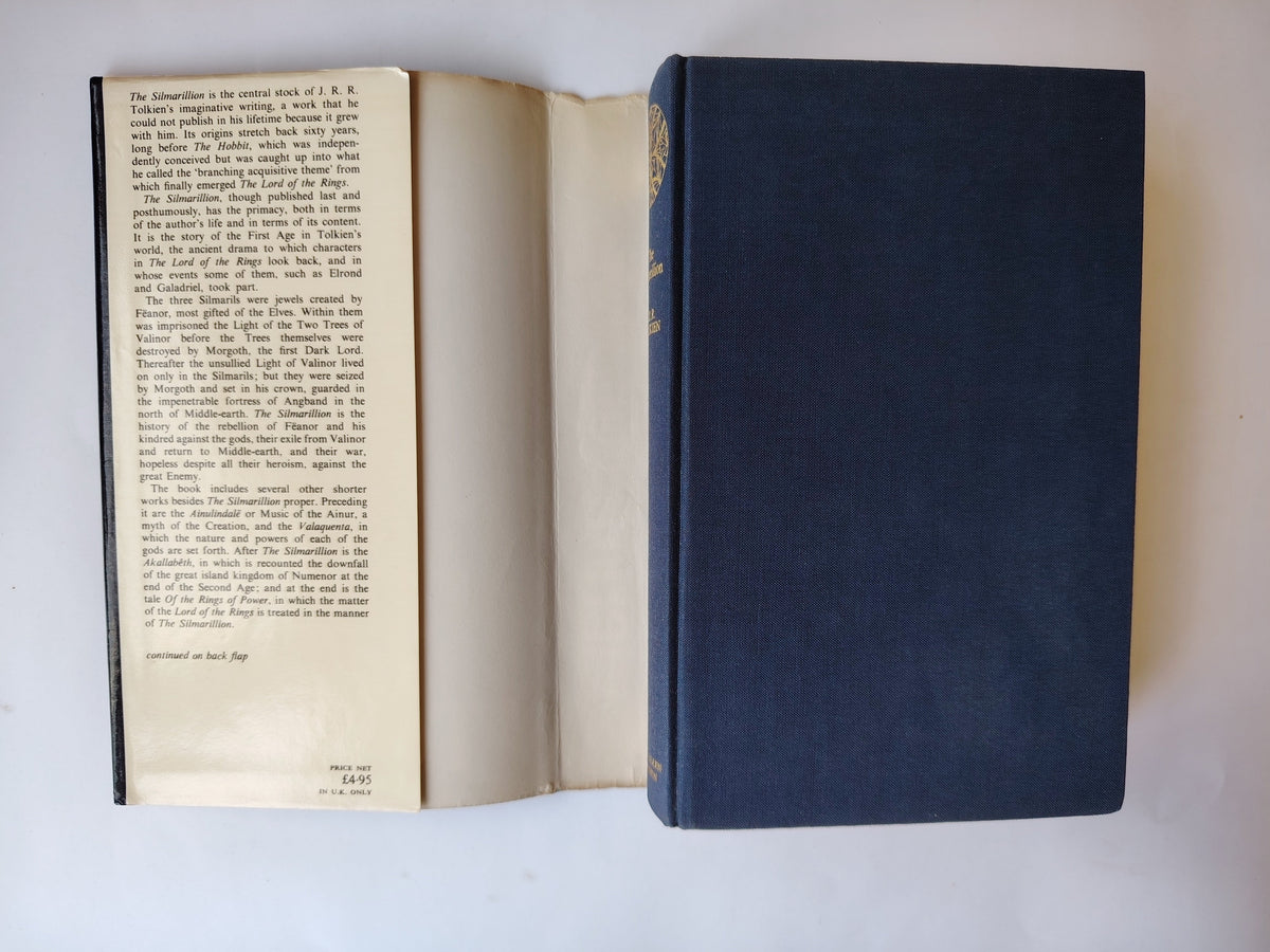 The Silmarillion by J R R Tolkien First Edition First Impression with map George Allen & Unwin 1977