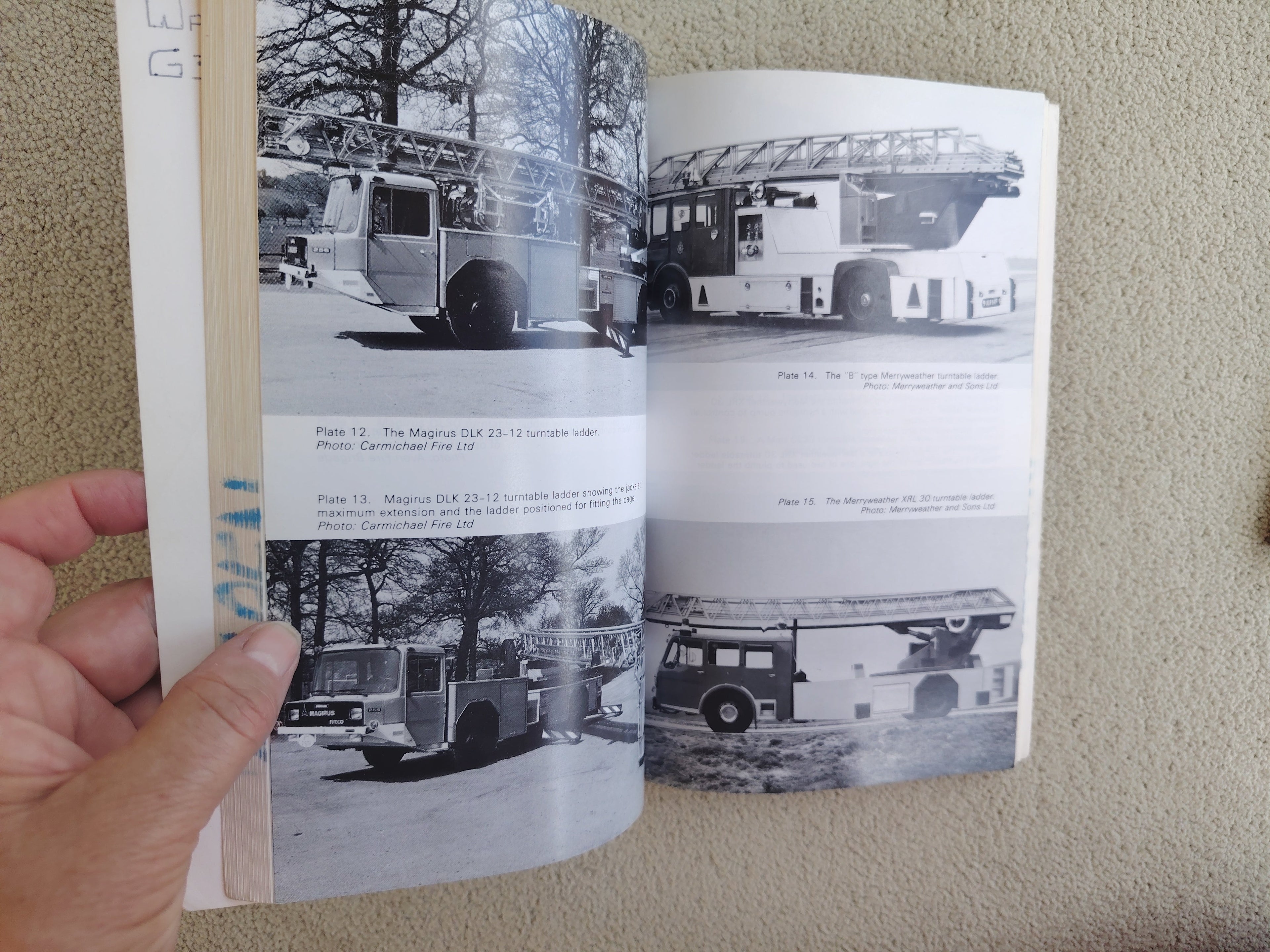 14 Books from the Manual of Firemanship Series published by the Home Office (Fire Department) 1970/80s