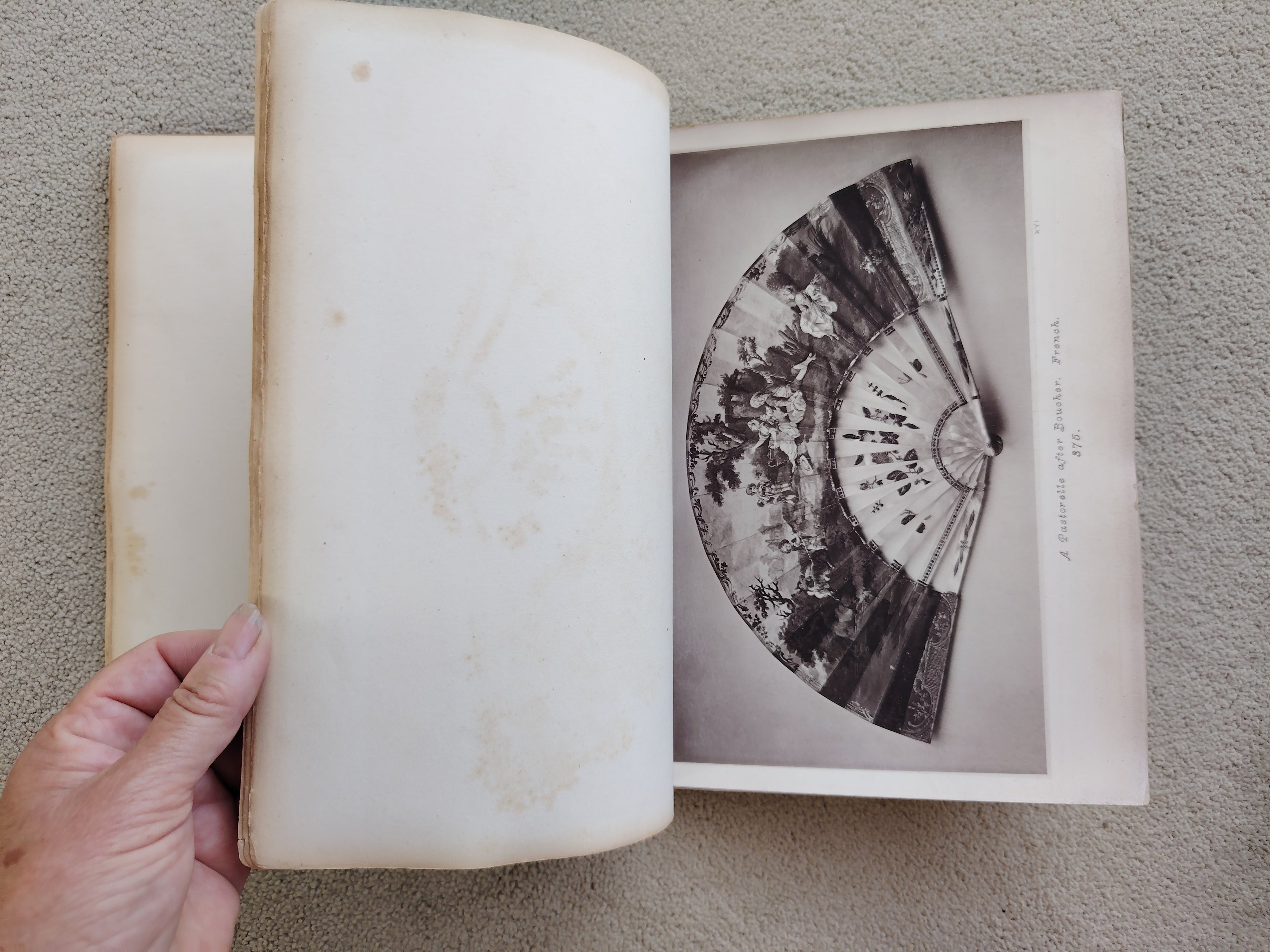 Illustrated Catalogue of Mr Robert Walker's Cabinet of Old Fans Sold by Sotheby Wilkinson & Hodge 1882