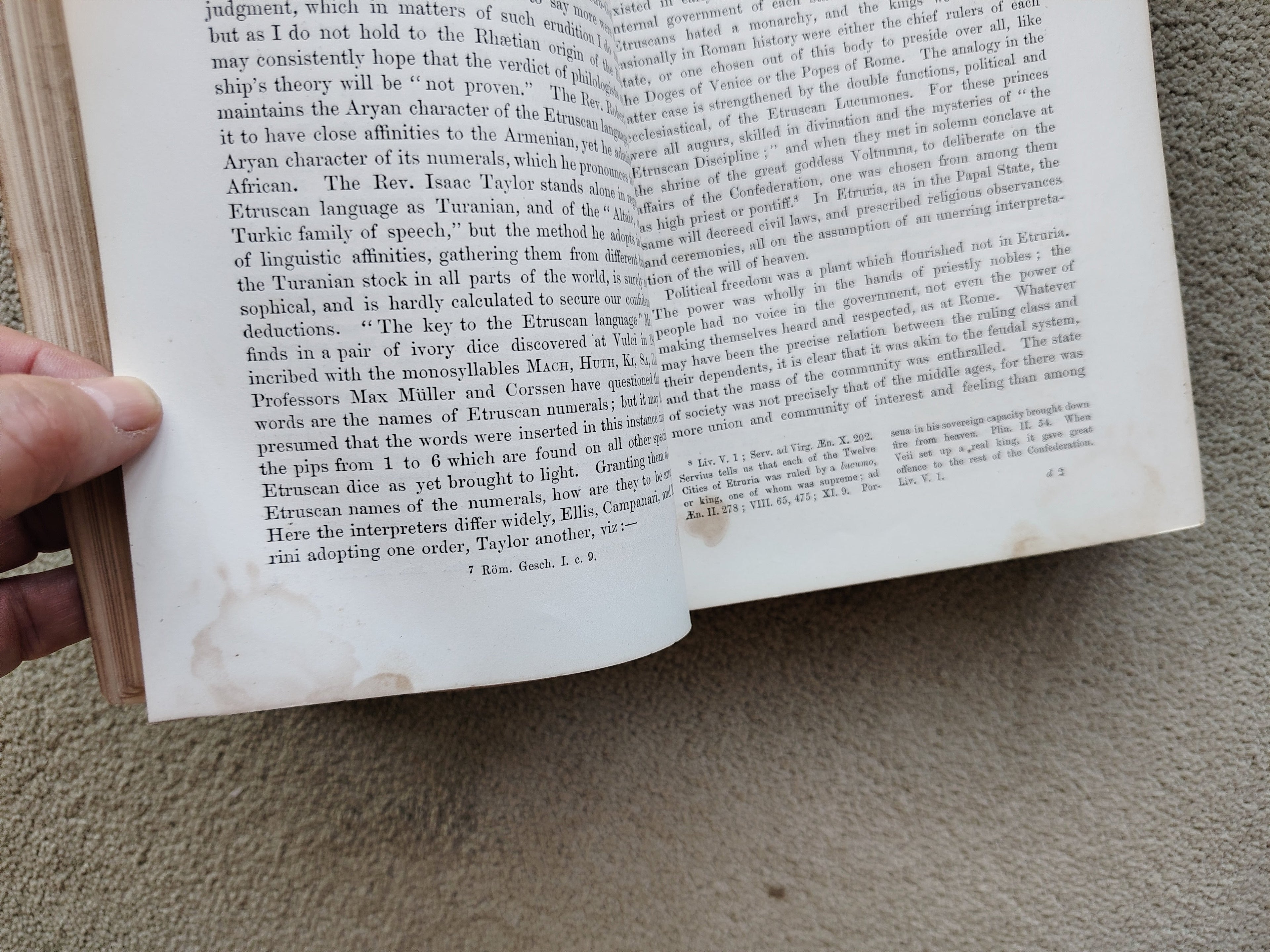 The Cities and Cemeteries of Etruria in Two Volumes by George Dennis Published by John Murray in 1883