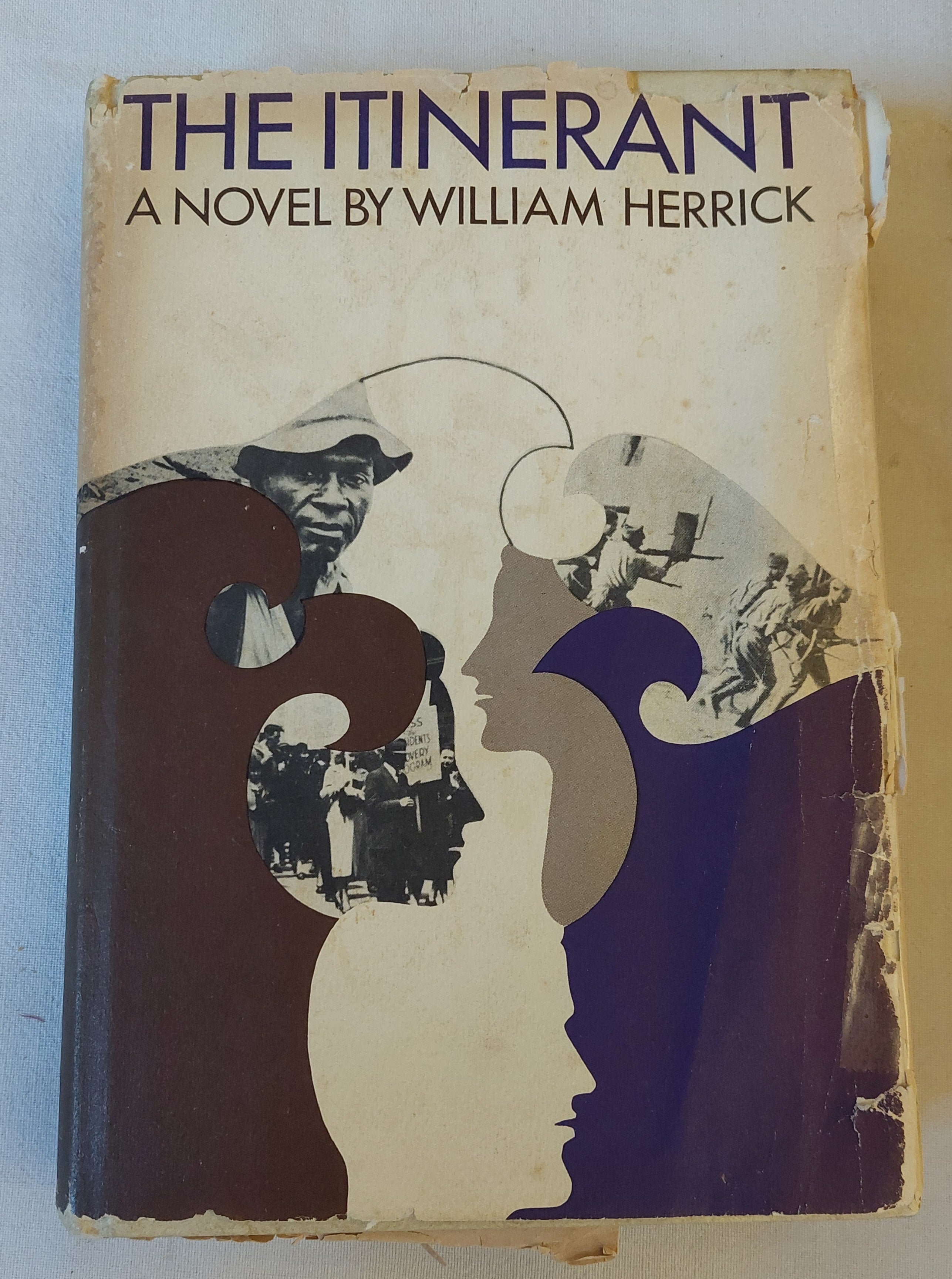 The Itinerant A Novel by William Herrick with Personal Letter from Author to Orson Wells