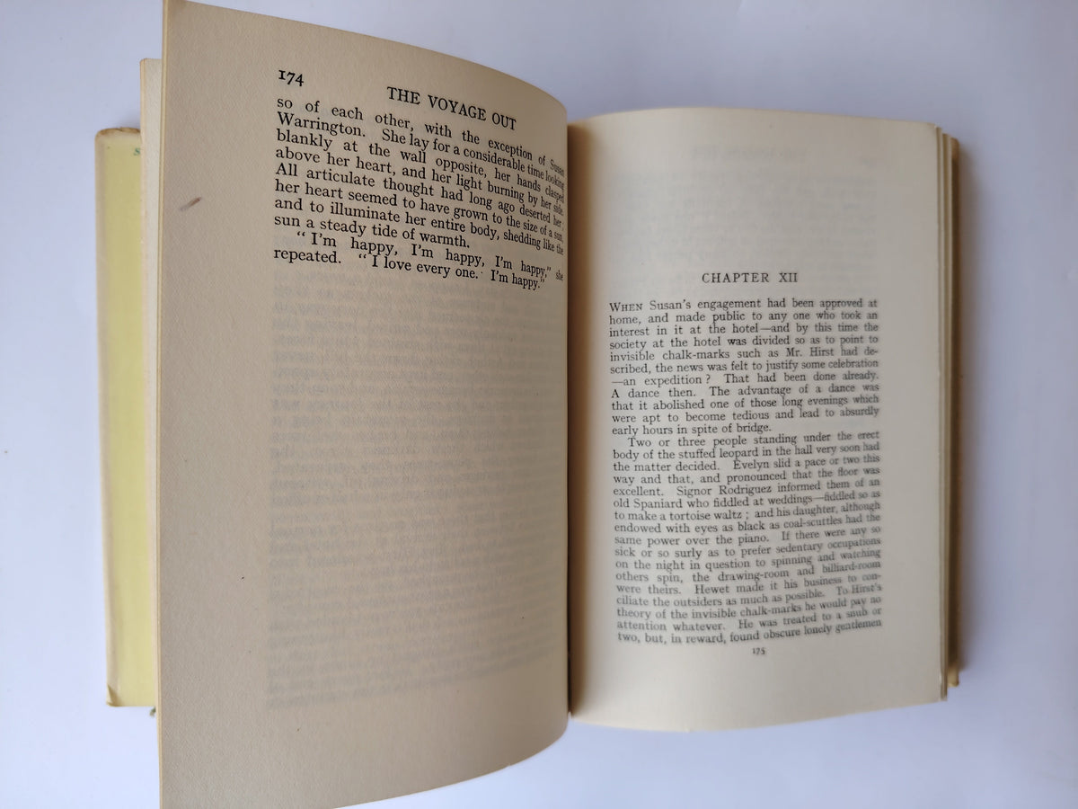 The Voyage Out A Novel by Virginia Woolf Uniform Edition The Hogarth Press 6th Impression 1949