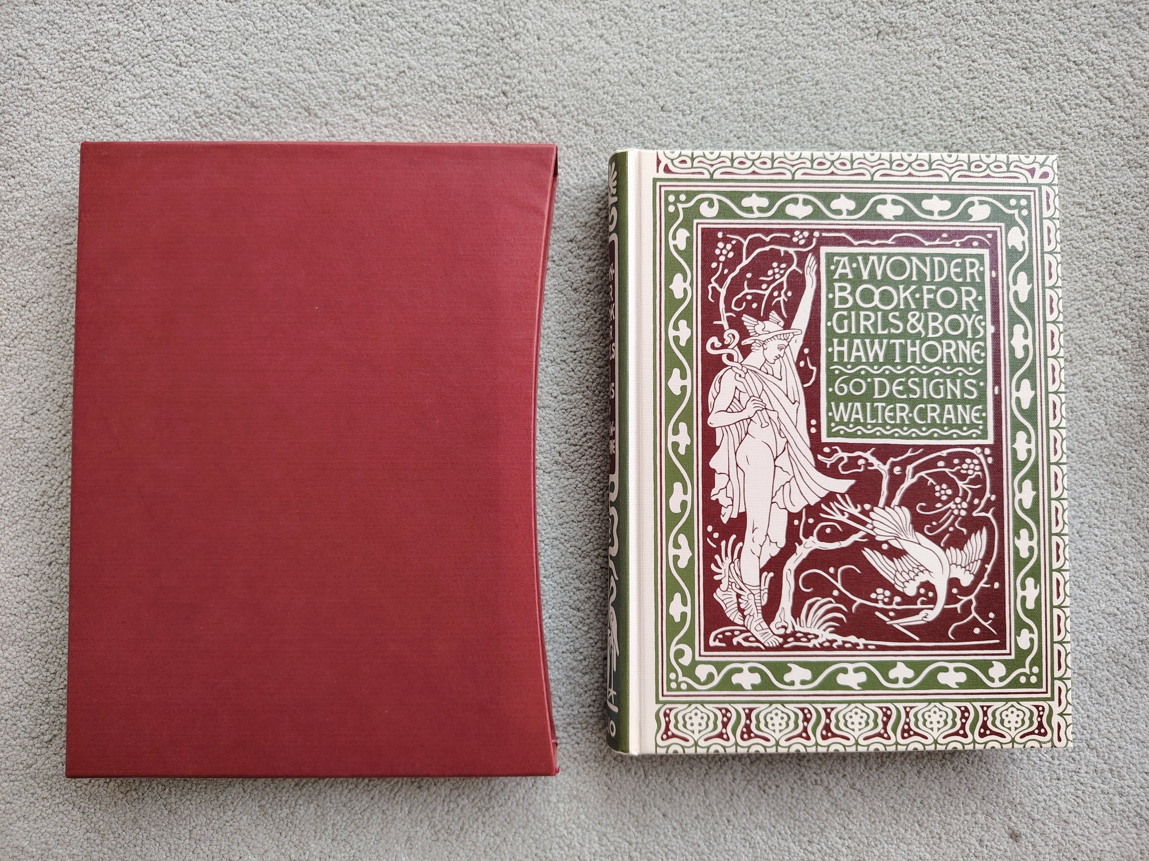 A Wonder Book for Girls & Boys by Nathaniel Hawthorne with 60 Designs by Walter Crane The Folio Society 2008 in Slipcase