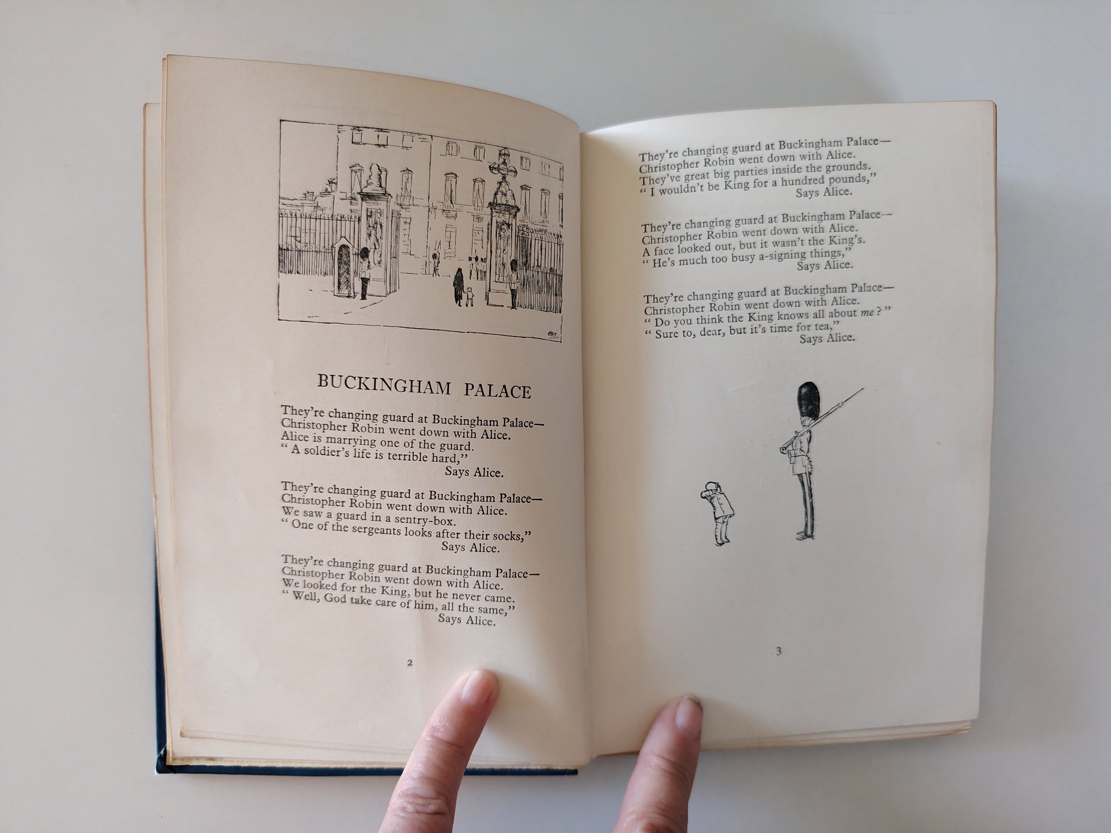 When We Were Very Young by A A Milne with Decorations by Ernest H Shepard Fourteenth Edition 1926