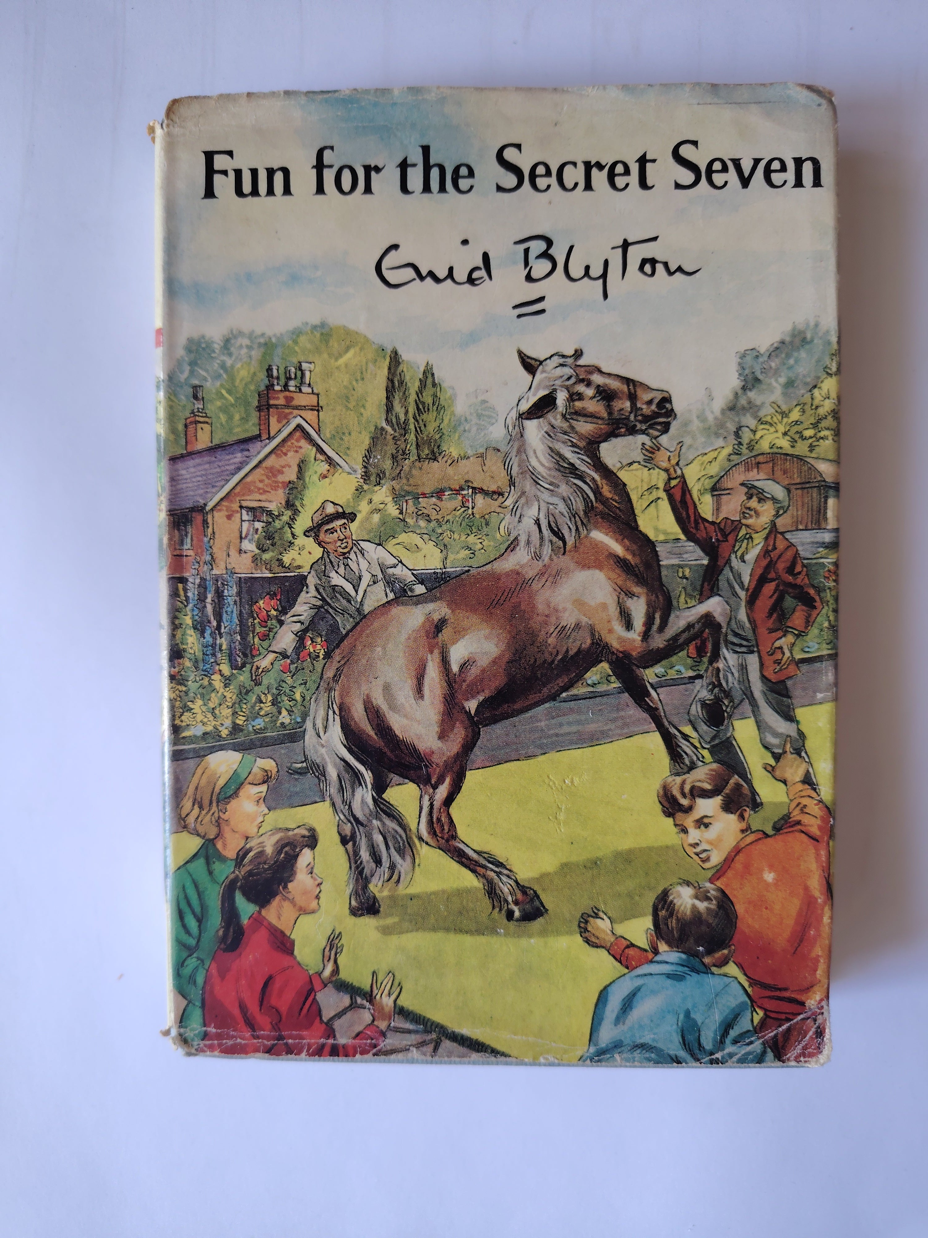 Fun for the Secret Seven First Edition with Dustjacket 1963 Enid Blyton
