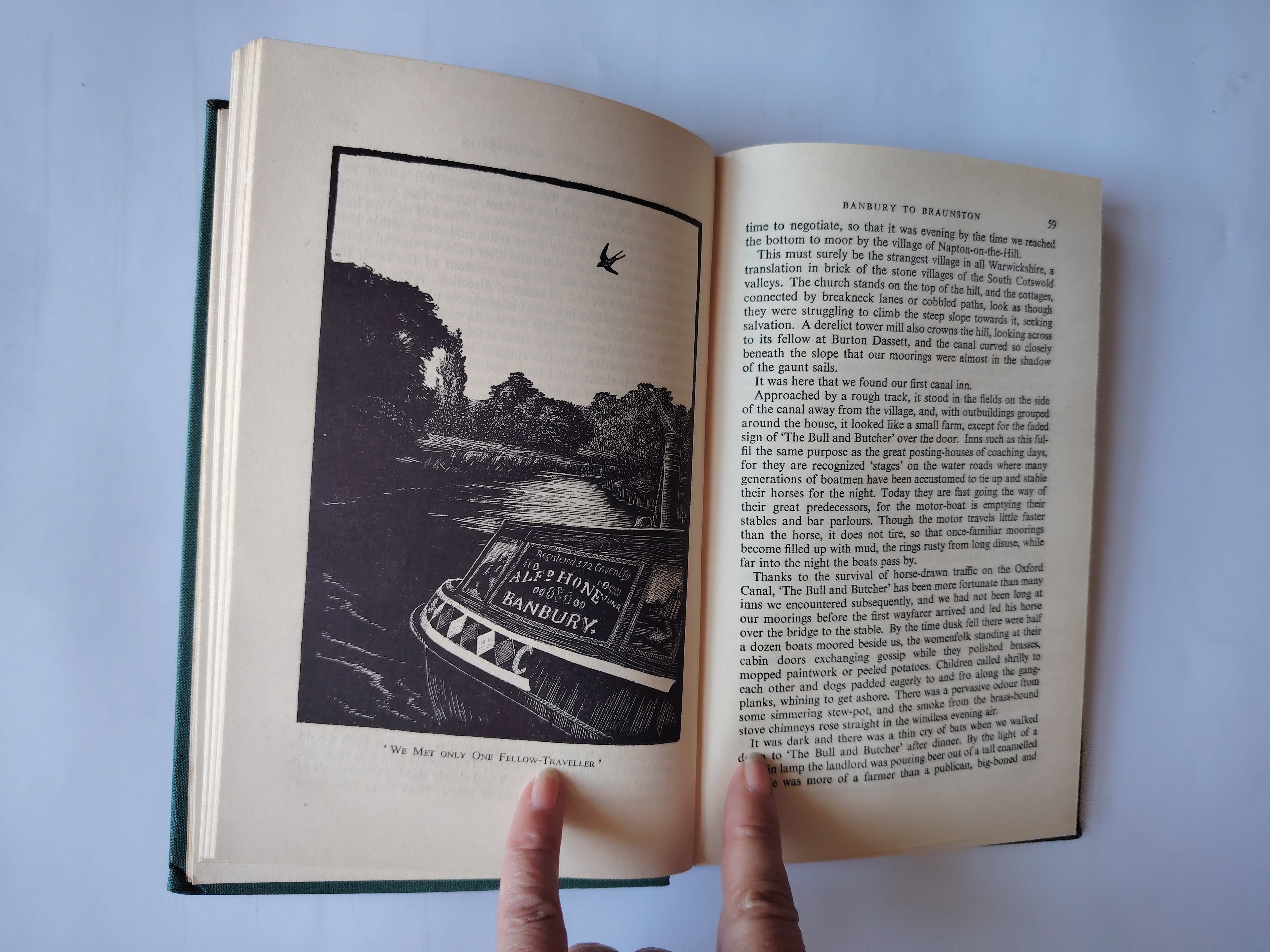 Narrow Boat by L T C Rolt Illustrated by Denys-Watkins-Pitchford 1948 with a Foreword by H J Massingham