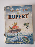 Adventures of Rupert Book The Daily Express Annual 1950 Hardcover Book