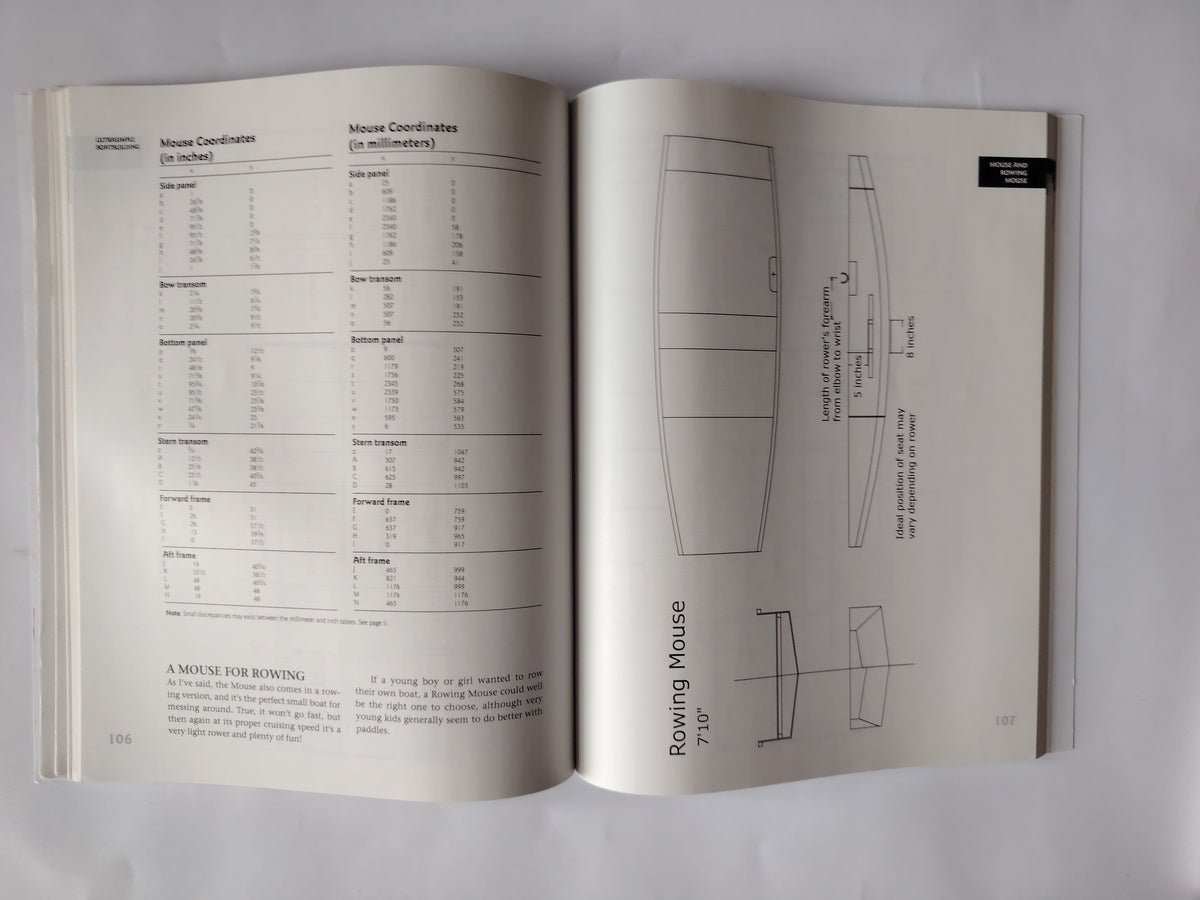 Ultra Simple Boatbuilding by Gavin Atkin and Stitch and Glue Boatbuilding by Chris Kulczycki Illustrated Paperback Books