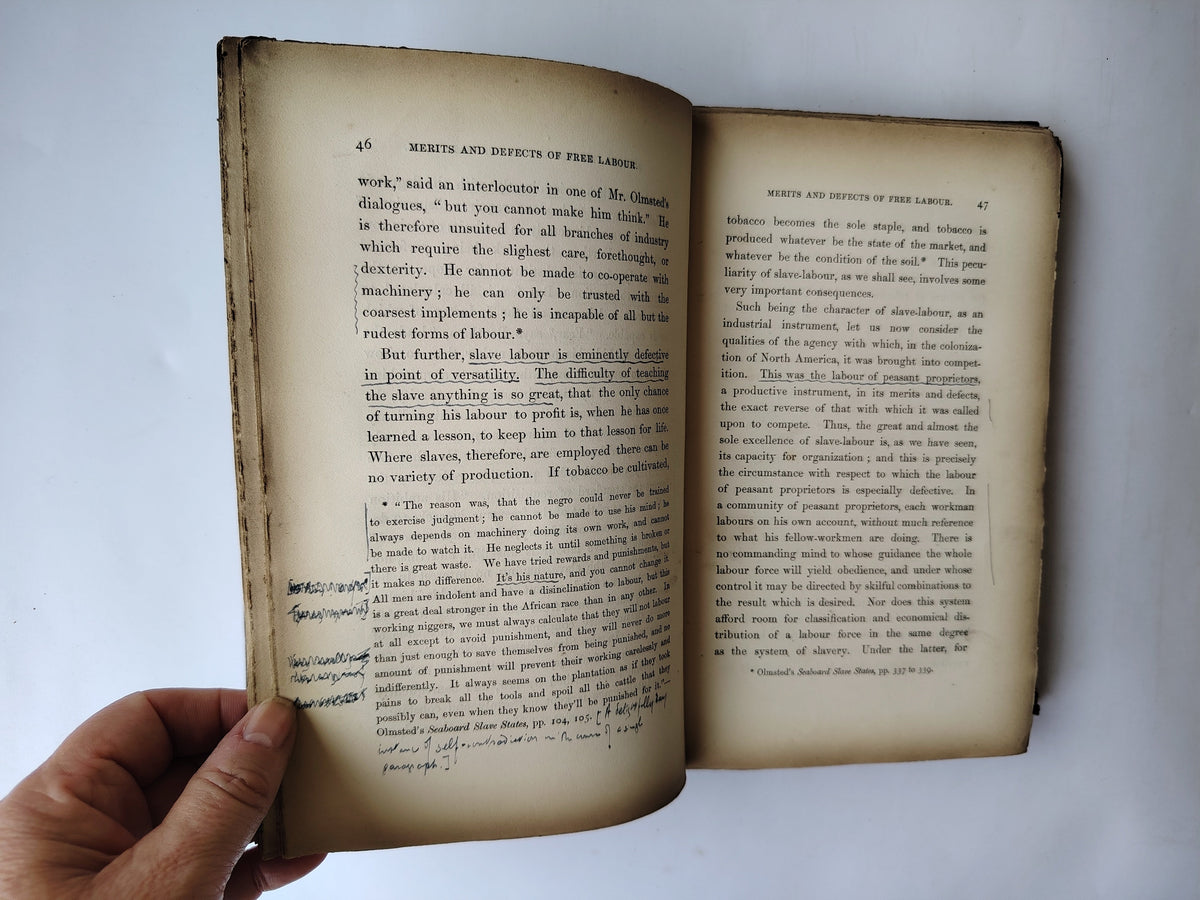 The Slave Power: its Character, Career & Probable Designs by J E Cairnes Published in 1862