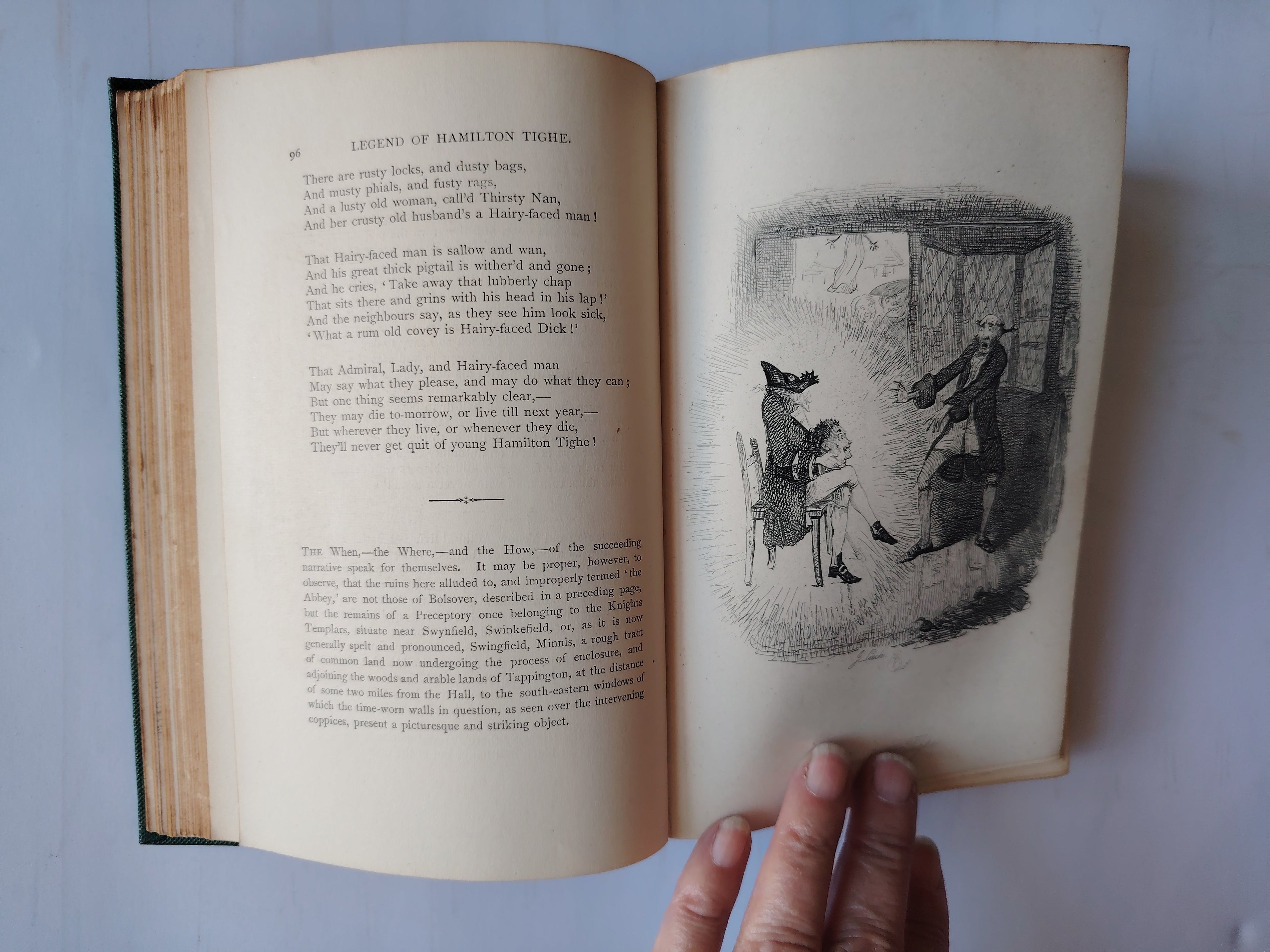 The Ingoldsby Legends or Mirth and Marvels with twenty illustrations on steel by Cruikshank, Leech and Barham Macmillan 1926