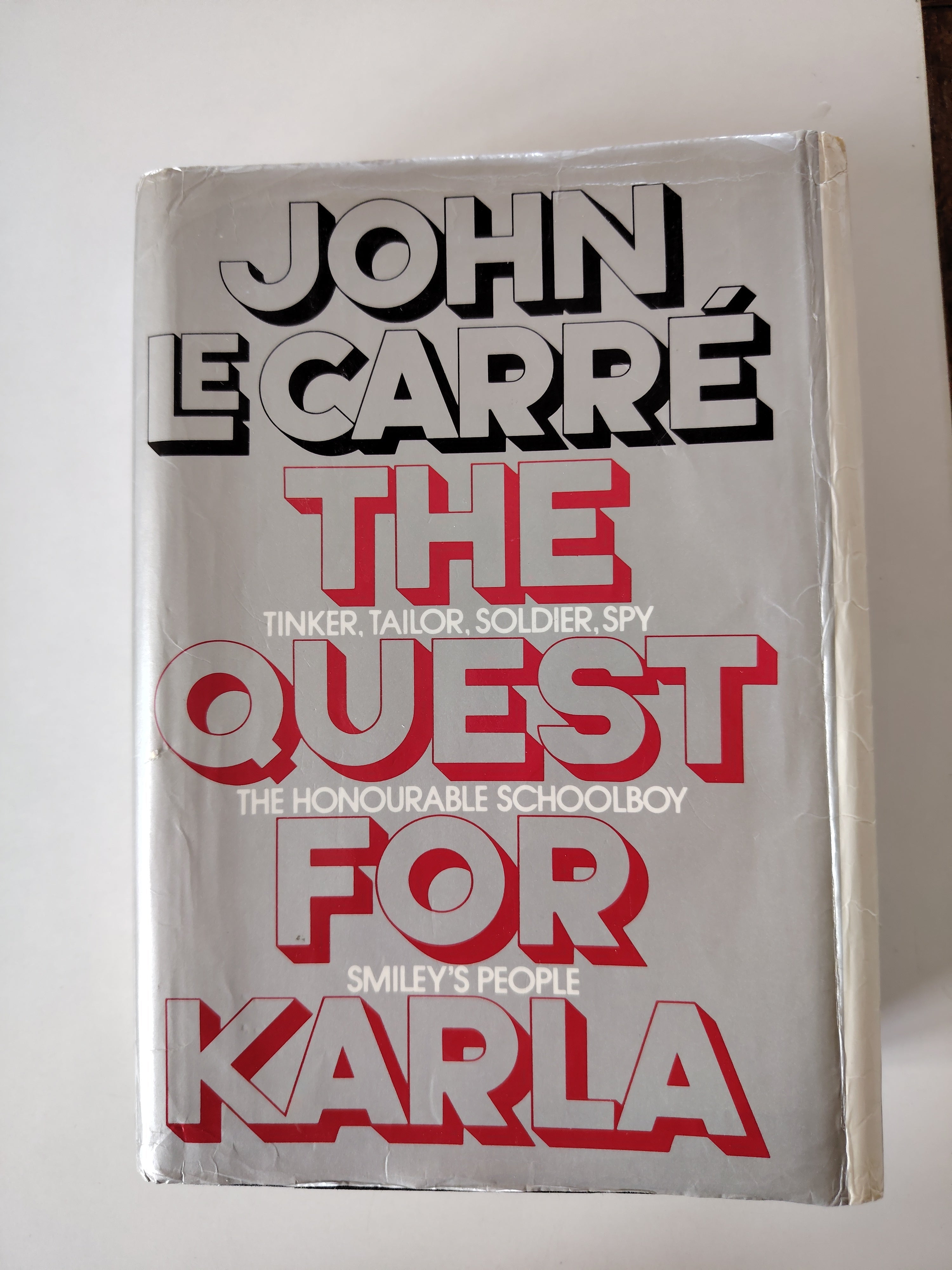 The Quest for Karla by John le Carre Tinkler Tailor Soldier Spy, The Honourable Schoolboy and Smiley's People First US Edition Alfred A Knopf 1982