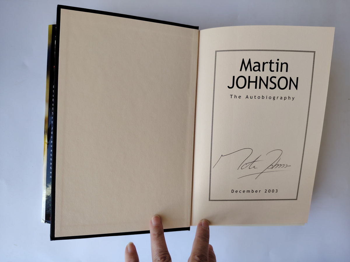 Martin Johnson The Autobiography SIGNED First Edition Book Rugby